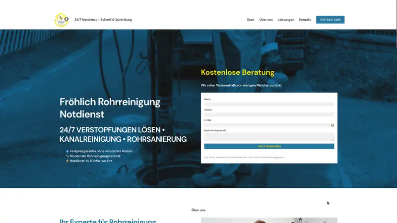 Fröhlich Rohrreinigung